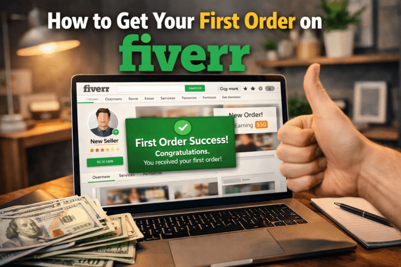 How to Get Your First Order on Fiverr (Beginner Step-by-Step Guide)