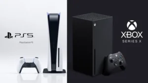 GTA 6 pre-Order platforms 2026 — PlayStation 5 and Xbox Series X side by side as the only consoles for Grand Theft Auto VI launch