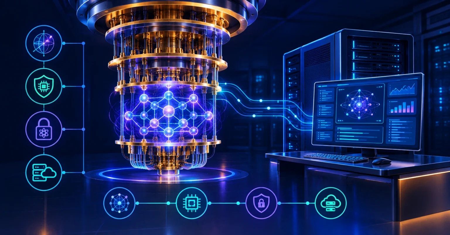 quantum computing — qubits, superposition, entanglement, error correction, and hybrid quantum-classical computing in 2026