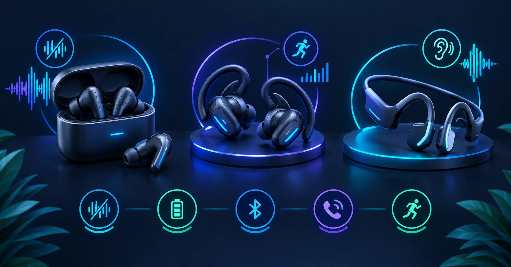 wireless earbuds — comparing ANC, battery life, Bluetooth connectivity, call quality, and workout durability in 2026
